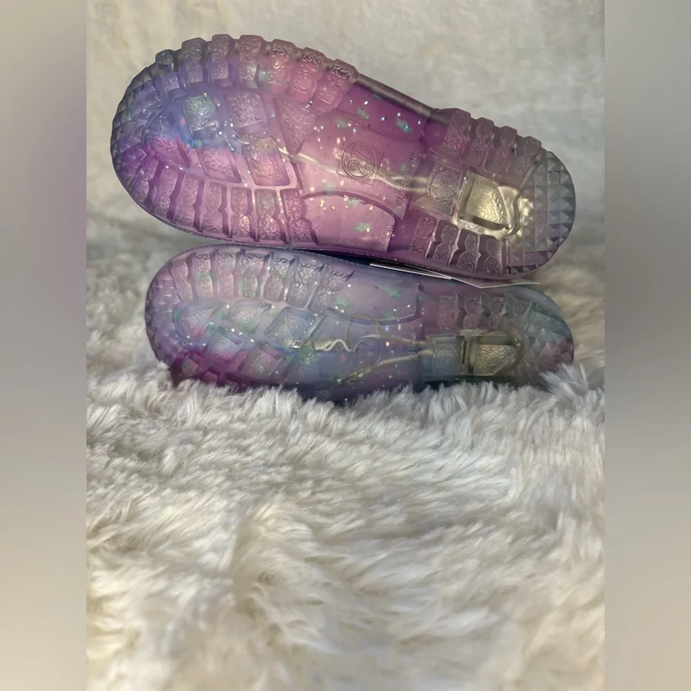 Kids Mermaid Light-Up Rain Boots - Size 10 M